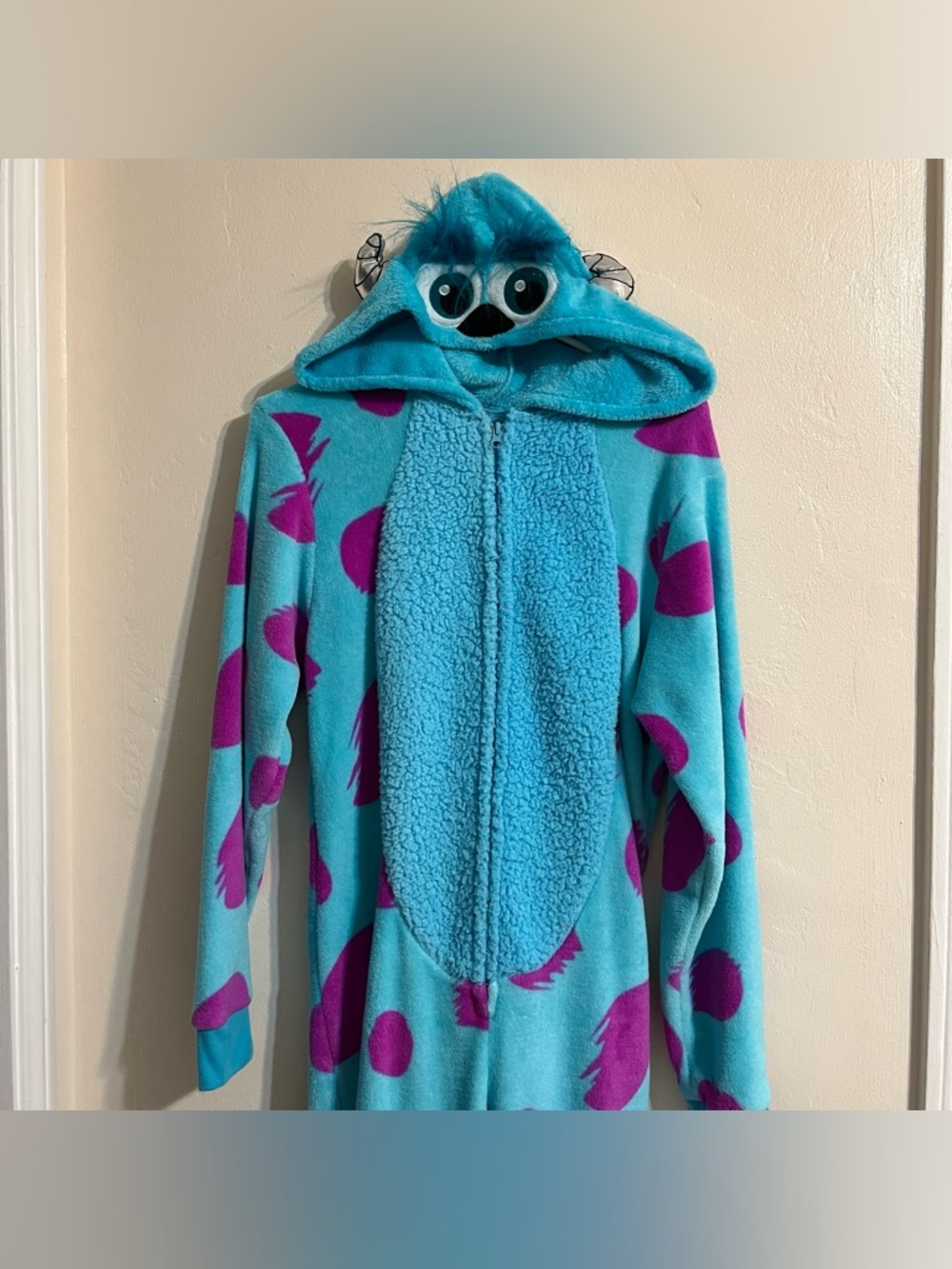 Disney Pixar Monsters Sulley-Inspired Blue Monster Onesie Costume or Pajama